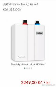 Elektrický ohřívač - 4,5 kW Perfect