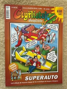 Čtyřlístek Superauto č. 649, 650 - 1