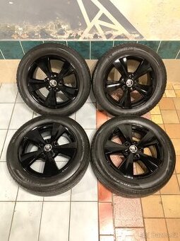 Alu kola Škoda R16 5X112 LETNÍ PNEU 205/55 R16 100% Vzorek