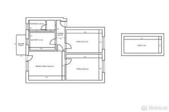Prodej bytu 3+1, 67 m² - Zlín, Obeciny