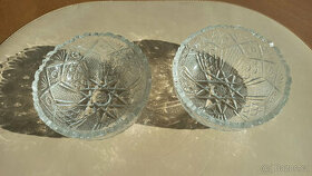 RETRO -> kompotové misky - broušené