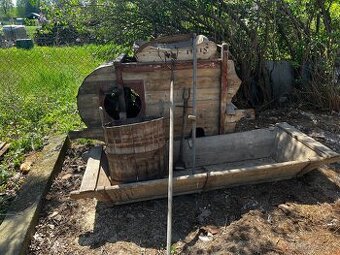 Čistička obilí, ze stodoly, dekorace