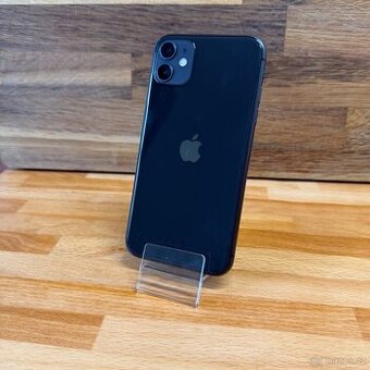 IPhone 11 64GB, černý, 100% baterie (rok záruka)