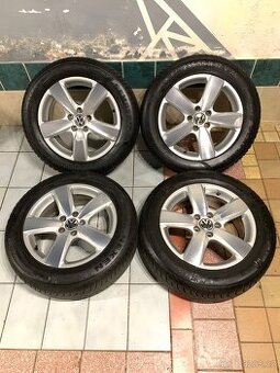Alu kola VW TIGUAN R17 5X112 ZIMNÍ PNEU 235/55 R17