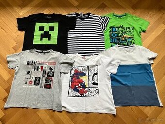 Chlapecká trička s krátkým rukávem vel. 140/146