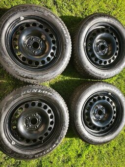 Zimní sada Vw r16 5x112 Dunlop 205/60/16  7,5mm
