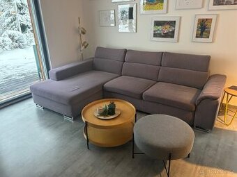 Rozkladací gauc/ barva šedá -rezervace - 1