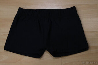 Černé dámské/dívčí baletní šortky, vel. XS (34)