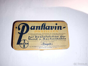Panflavin - starožitná krabička - 1