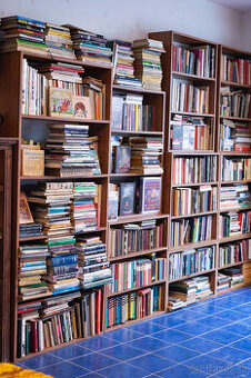Víc než 1300 knih celá knihovna