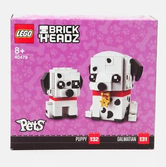 Nové a nerozbalené LEGO BrickHeadz 40479 Dalmatin pes