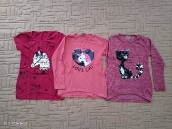 Trička přeměňovací obrázky 140/146