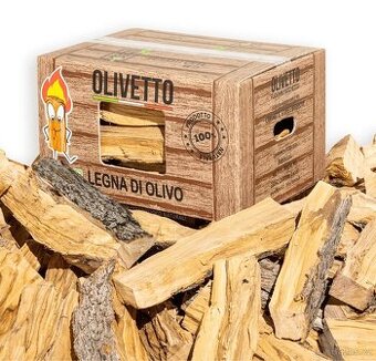 Olivové dřevo do pizza pece & na gril – Itálie na