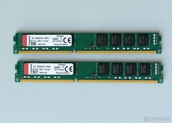 RAM Kingston – 16 GB (2×8 GB) DDR3, 1600 MHz