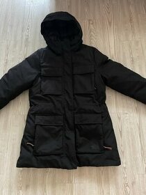 Prodám zimní chlapecký černý kabát vel.M - 1