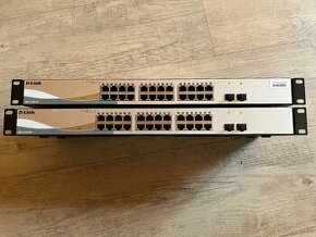 24 port Gbit switch Dlink v záruce