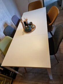 VANGSTA
Rozkládací stůl, bílá, 120/180x75 cm IKEA