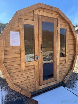 Zahradní sudová sauna 2M premium