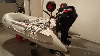nafukovací motorový člun Quicksilver AA310 + motor Suzuki 15