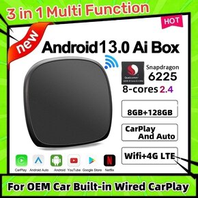 Bezdrátové Car Play / Android Auto, AI Box,