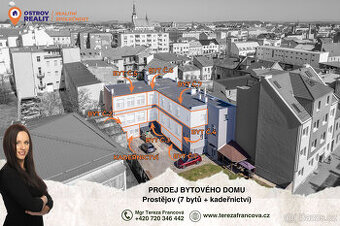 Prodej, bytový dům, ul. Krokova, Prostějov