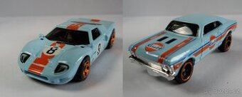 HOT WHEELS - FORD GT40+´68 CHEVY NOVA -GULF - POZRI FOTO