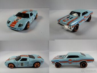 HOT WHEELS - FORD GT40+´68 CHEVY NOVA -GULF - POZRI FOTO
