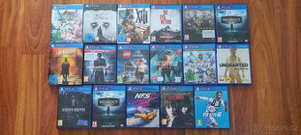 Prodám hry na Playstation 4