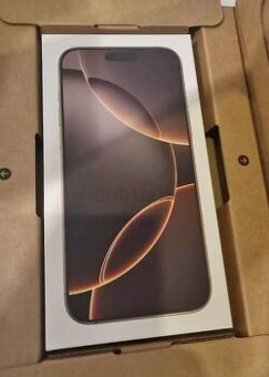 NOVÝ. IPHONE 16 PRO / 256 GB.DESERT TITANIUM.ZÁRUKA APPLE