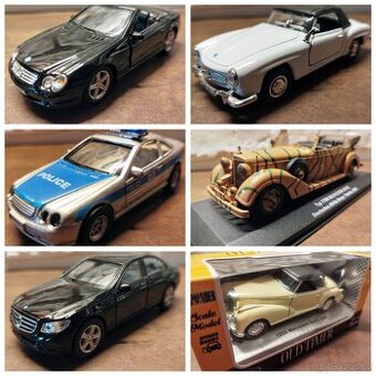 6x Model Mercedes cca 10cm