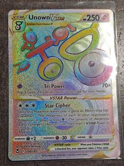 Pokemon TCG Unown Vstar SIT 199