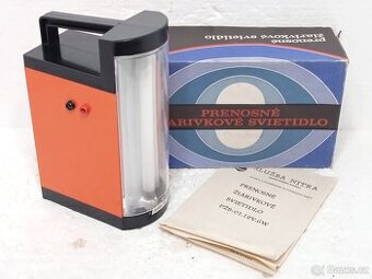 12V Přenosné zářivkové světlo - 1989 ČSSR
