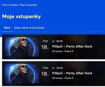 Pitbull 18.6. vstupenky