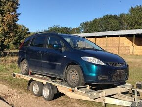 Mazda 5 1.8 benzín, 85kW, r.v. 2007 náhradní díly