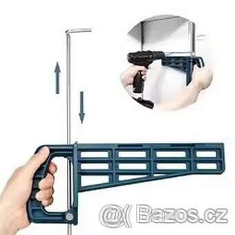 Magnetický přípravek pro vrtání pojezdů šuplíků do skříněk