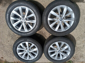 Škoda Octavia III - alu 6,5x16 et46 + letní 205/55/16