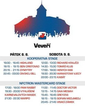 HRADY CZ VEVEŘÍ 2025 (2 VSTUPENKY PÁ+SO)