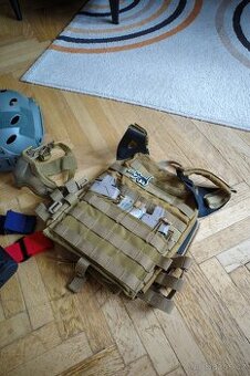 AIRSOFT Výbava komplet - zbraň M4 Platinum AR-15