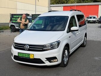 ► VW CADDY MAXI 2,0 TDI - 110 kW, PARK. SENZORY, NAVI ◄