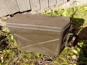 Plechová bedna na munici Wehrmacht