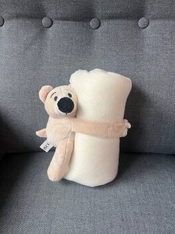 Přikrývka s medvídkem + zavinovačka Disney baby zdarma