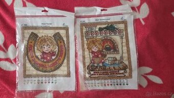 Ochranné talismany (obrazy) vyšívané korálky — bez rámu