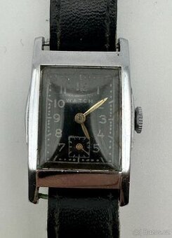 Staré mechanické hodinky WATCH černé SWISS funkční
