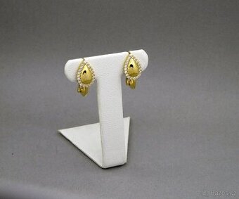 Překrásné náušnice kapky s kamínky