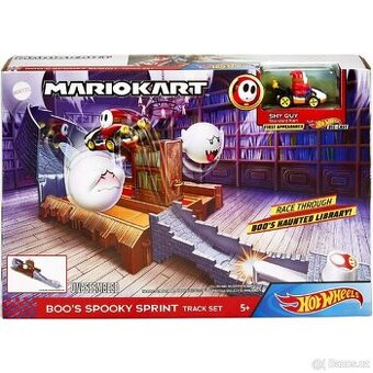 Hot Wheels Mario Kart Boos Spooky Super Mario + lampička