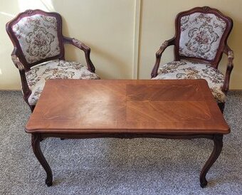 Sestava dvou křesel a stolu