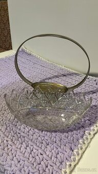 Mísa alpaka skleněná