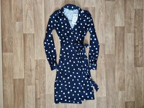Puntíkované zavinovací šaty, Orsay,  vel. XXS