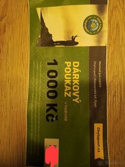Poukaz 1000kč chyť a pust
