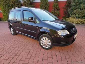 VW Caddy Maxi 1.9TDI 77kW 1.majitel,2009,7.míst,bez koroze